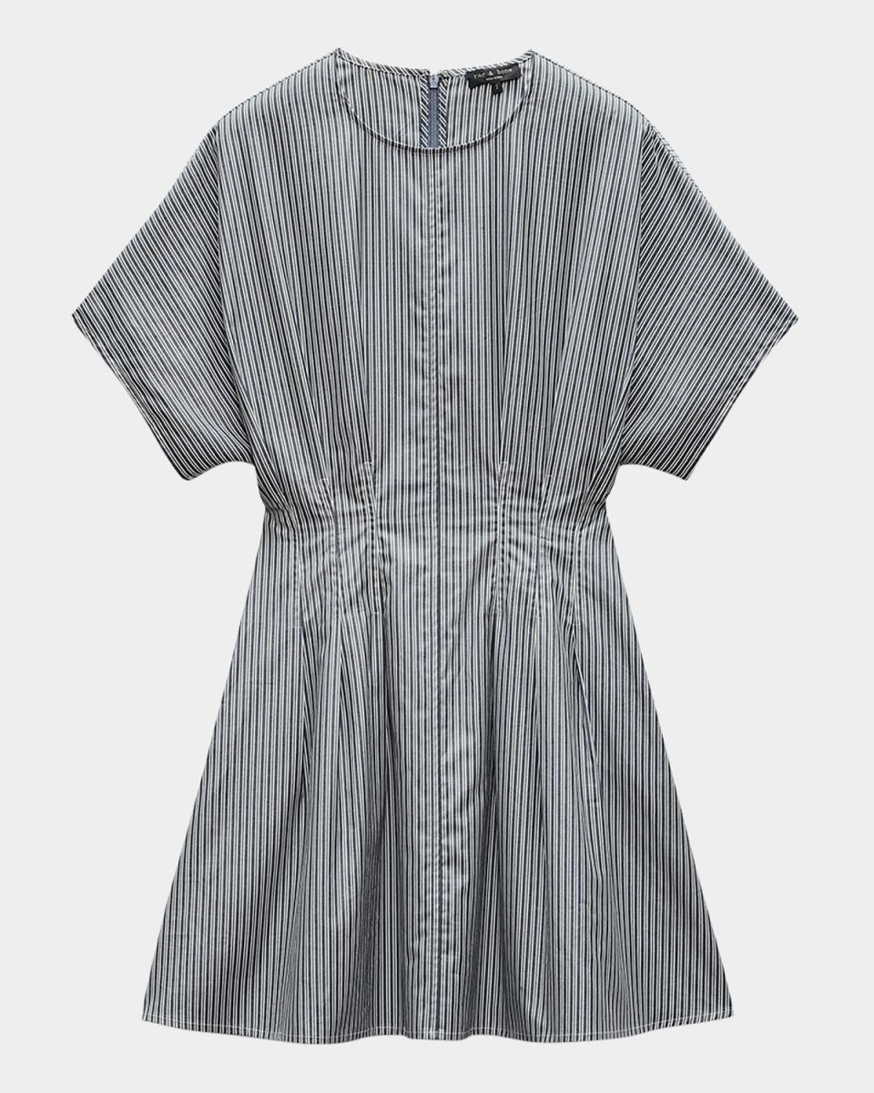 Maddie Stripe Poplin Mini Dress